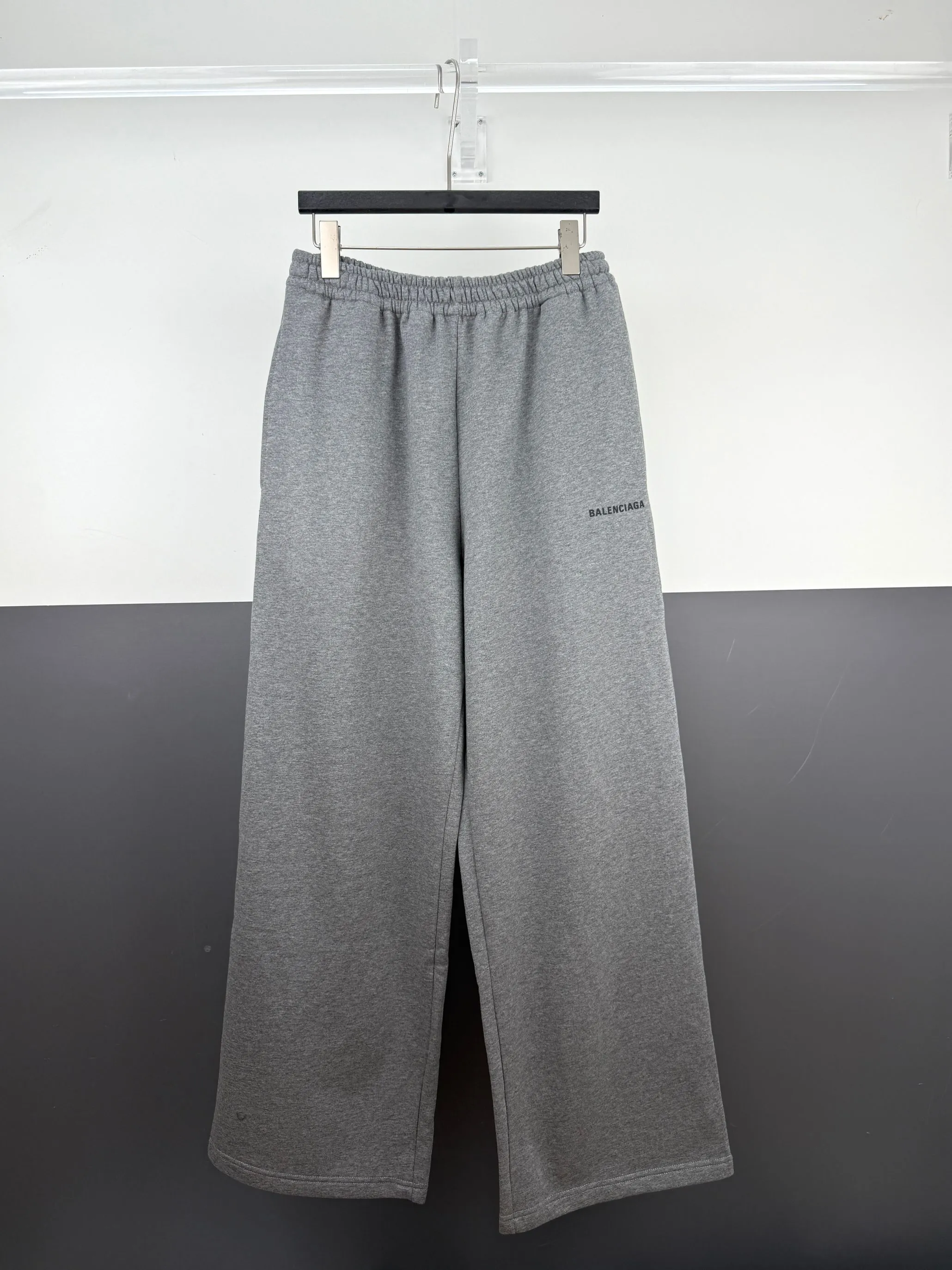 Balenciaga Paris lettering silicone printed drawstring trousers XS/S/M/L